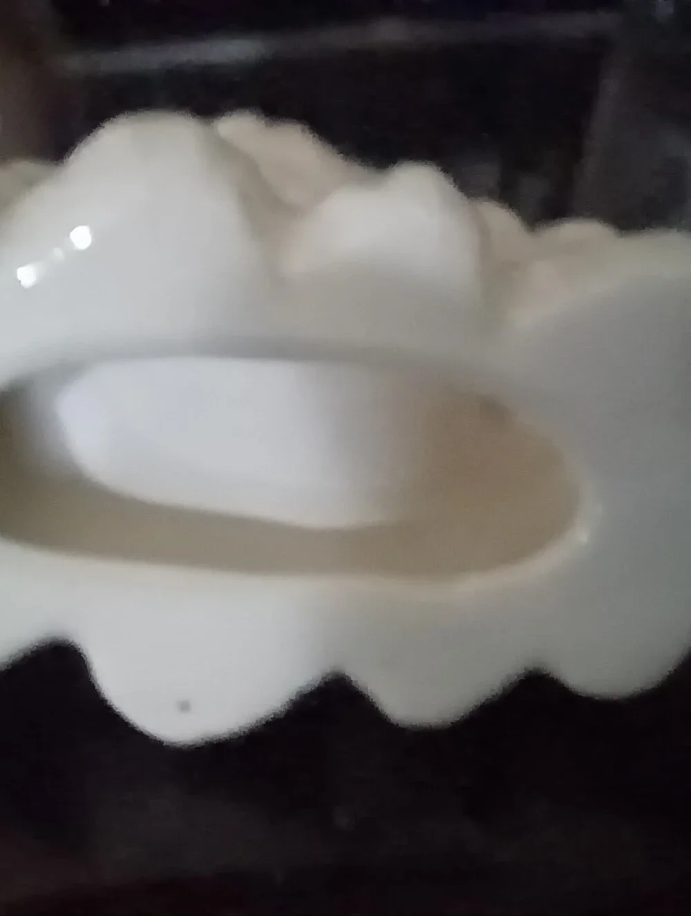 14 White Ceramic Christmas Tree Napkin Rings - Brand Unspecified each weigh 1.6